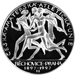 100. výročí založení České amatérské atletické unie a konání nejstaršího silničního běhu Běchovice - Praha BK - Bez katalogové karty