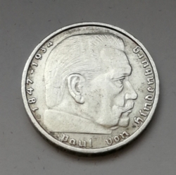 2 Reichsmark 1939 B (Říšská 2 marka) 2MHS