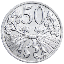 50 haléř 1953
