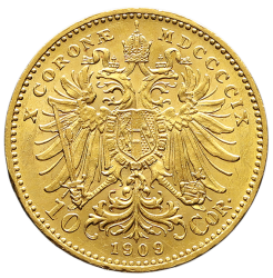 10 koruna 1909 - Marschall