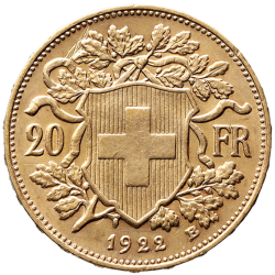 20 Frank 1949 B Helvetia Vreneli - kopie