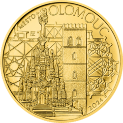 Zlata mince Olomouc B.K, 5000 Kč.