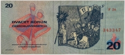 20 Kčs 1970 