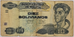 Bolivia - 10 Bolivianos 1986