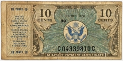 USA - 10 Cents 1948-1951 Military Payment Certificate