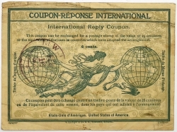 USA - 6 Cents Coupon-réponse International / Mezinárodní odpověďka