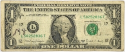 USA - 1 Dollar 1988