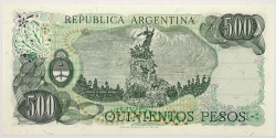 Argentina - 500 Pesos 1977-1982