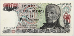 Argentina - 10 Pesos 1983-1984