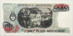 Argentina - 10 Pesos 1983-1984