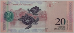 Venezuela - 20 Bolivares 2013