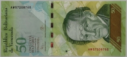 Venezuela - 50 Bolivares 2015