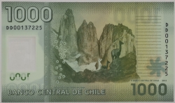 Chile - 1000 Pesos 2012