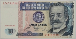 Peru - 10 Intis 1987