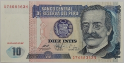 Peru - 10 Intis 1987