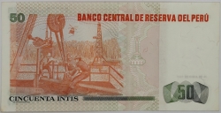 Peru - 50 Intis 1987