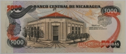 Nicaragua - 5000 Cordobas 1985