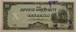 Filipíny - 10 Pesos 1945 Japonská okupace