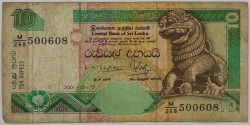 Srí-Lanka / Ceylon - 10 Rupees 2001