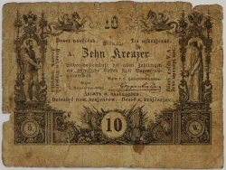 10 (Zehn) Kreuzer 1860