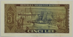 Romania - 5 Lei 1966