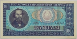 Romania - 100 Lei 1966