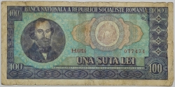 Romania - 100 Lei 1966