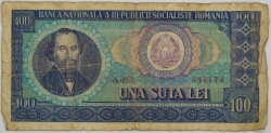 Romania - 100 Lei 1966