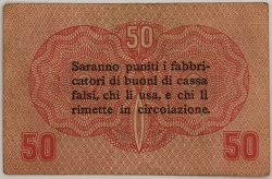 Italy - 50 Centesimi 1918