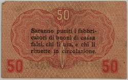 Italy - 50 Centesimi 1918 