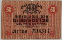 Italy - 50 Centesimi 1918 