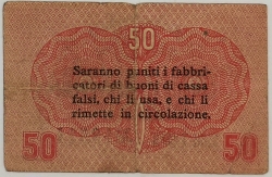 Italy - 50 Centesimi 1918 