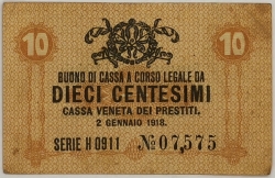 Italy - 10 Centesimi 1918