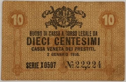 Italy - 10 Centesimi 1918