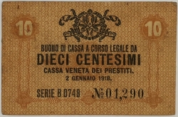 Italy - 10 Centesimi 1918