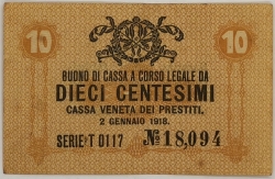 Italy - 10 Centesimi 1918