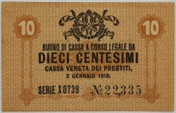 Italy - 10 Centesimi 1918 