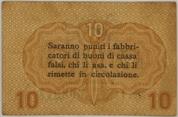 Italy - 10 Centesimi 1918