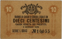 Italy - 10 Centesimi 1918