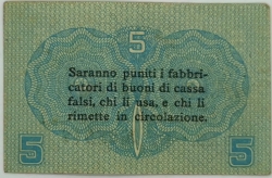 Italy - 5 Centesimi 1918