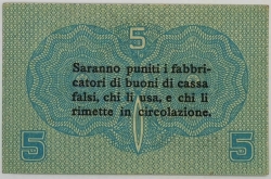 Italy - 5 Centesimi 1918