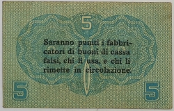 Italy - 5 Centesimi 1918