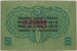 Italy - 5 Centesimi 1918