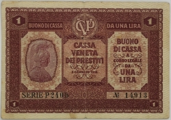 Italy - 1 Lira 1918