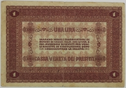 Italy - 1 Lira 1918