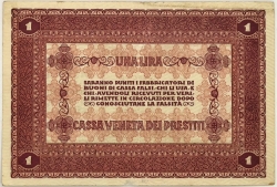 Italy - 1 Lira 1918 