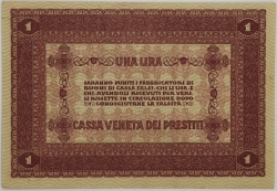 Italy - 1 Lira 1918  