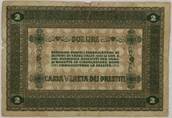 Italy - 2 Lira 1918