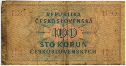 100 Kčs 1945