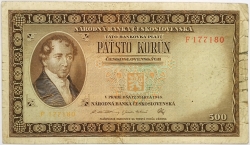 500 Kčs 1946 